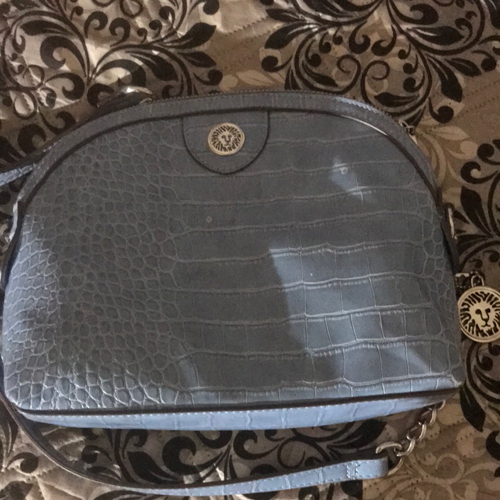 Light baby blue Shoulder purse